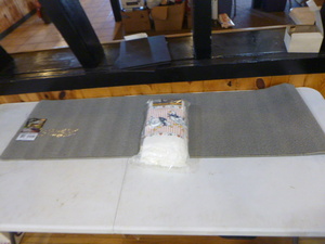 lot 137 image: Mat and Kitchen Towels