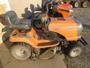 lot 1 image: Husqvarna Riding Lawn Mower