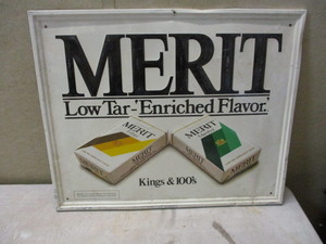 Merit Metal Sign