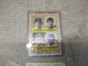 1978 Paul Molitor rookie card