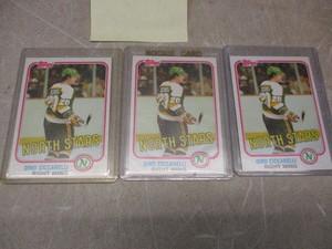 (3) Dino Ciccarelli Rookie Cards