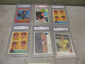 6 Graded Cards form 60s and 70s