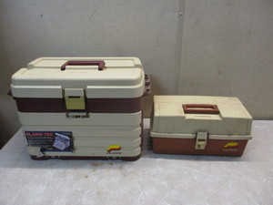 Two large tackle boxes FULL of tackle
