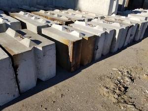Lot of (6) Concrete Barriers - 2 long x 2 wide x 2 high