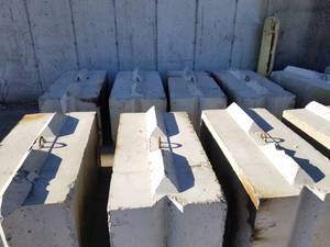 Lot of (7) Concrete Barriers - 4 long x 2 wide x 2 high