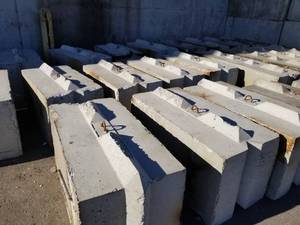 Lot of (7) Concrete Barriers - 4 long x 2 wide x 2 high
