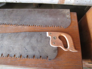 (2) Vintage Cross Cut Saws