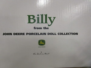 John Deer Porcelain Doll Billie