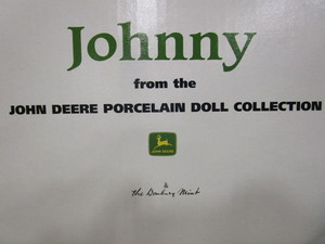 John Deer Porcelain Doll Johnny