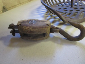 Vintage Implement Seat & Pulley