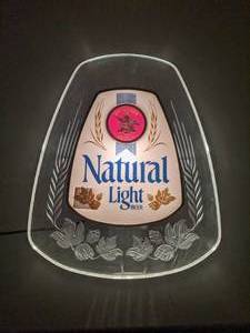 lot 63 image: Light Up Vintage Anheuser Busch Natural Light Beer Sign