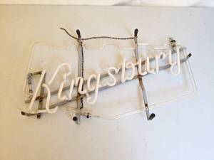 lot 112 image: Vintage Kingsbury Beer Neon Sign - As Is