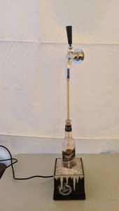 lot 105 image: Vintage 1990s Miller Genuine Draft Tap Handle Table Lamp