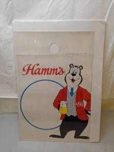 lot 119 image: Customizable Hamms Beer Advertising Sign