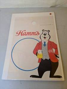 lot 122 image: Vintage Hamms Beer Bear Sign #3203