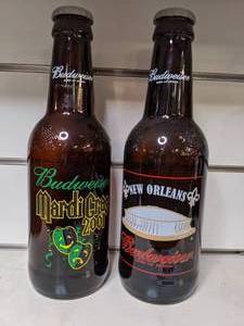 lot 1562 image: Collectible New Orleans-Themed Budweiser Beer Bottles (260)