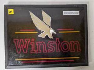 lot 78 image: Winston Cigarettes Neon Sign - Needs Repair