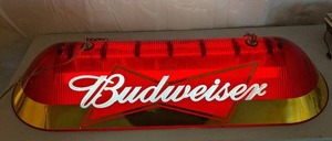 lot 80 image: Large Budweiser Overhead Pool Table Light
