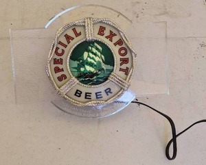 lot 155 image: Heilimans Special Export Lighted Beer Sign