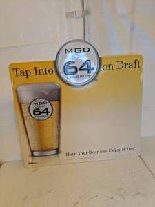 lot 165 image: MGD Light Metal Customizable Advertising Sign