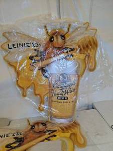 lot 170 image: Large Leiniezzz Leinenkugels Honey Weiss Metal Sign