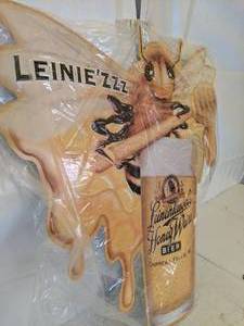 lot 171 image: Large Leiniezzz Leinenkugels Honey Weiss Metal Sign