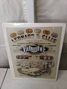 lot 467 image: Leonard & Ellis Vintage Style Tin Sign