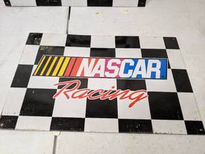 lot 471 image: NASCAR Racing Wall Signs