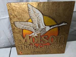 lot 472 image: Molson Wall Sign