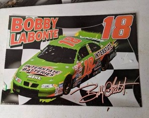 lot 477 image: Bobby Labonte Racing Wall Hanging