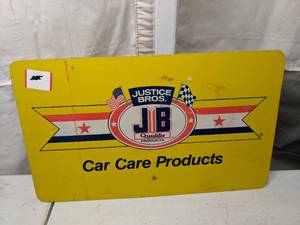 lot 479 image: JB Car Care Products Advertising Sign