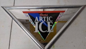 lot 483 image: Coors Artic Ice Triangle Sign