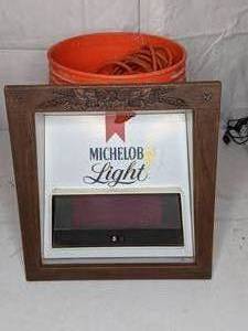 lot 100 image: Vintage Michelob Lighted Advertising Sign