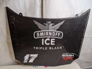 lot 409 image: Smirnoff Triple Black Nascar Metal Sign