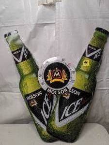 lot 414 image: Vintage Molson Beer Sign