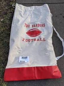 lot 567 image: Two Harbors Football Laundry Bag