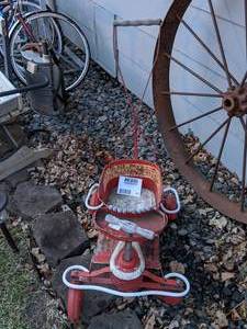 lot 1585 image: Antique Metal Stroller (501)