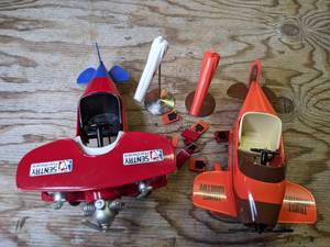 lot 523 image: Sentry Hardware Advertising Toy Plane & Trust Worthy Toy Airplane