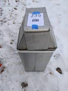 lot 239 image: Vintage Swing Top Trash Can