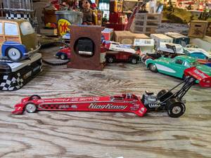 lot 614 image: Ken Bernstein king kenny  drag car toy replica