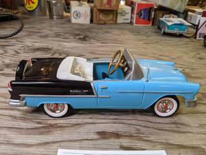 lot 528 image: 1955 Bel Air Convertible Model Pedal Car