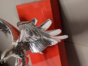lot 384 image: Anheuser Busch Eagle  on wooden placard