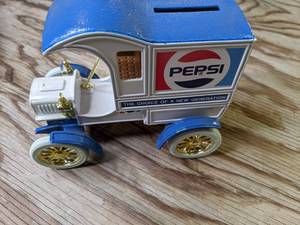 lot 547 image: Replica Pepsi Delivery Truck Bank