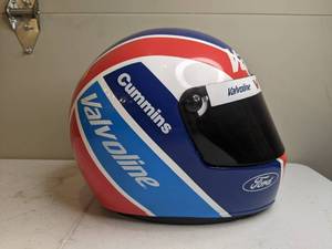lot 321 image: Vintage Nascar Simpson Mini Helmets Replica - Driver - Mark Martin Valvoline #6