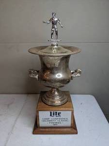 lot 336 image: 19 Plated Brass Trophy