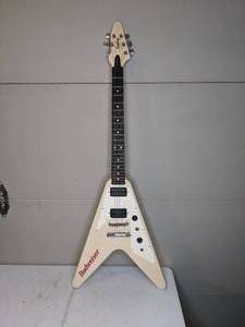 lot 355 image: V Shape Budweiser Guitar - As Is