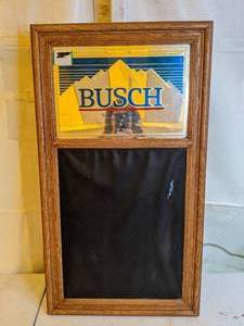 lot 436 image: Customizable Framed Busch Hanging Display