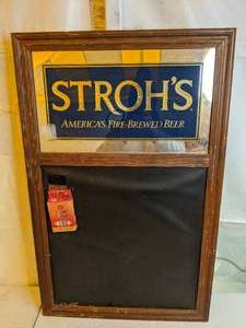 lot 700 image: Strohs Fire Brewed Beer Customizable Sign