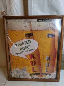 lot 713 image: Kul Brewing Company Framed Sign