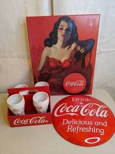 lot 495 image: Assorted Coca cola ephemera